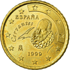 España, 50 Euro Cent, 1999, SC, Latón, KM:1045