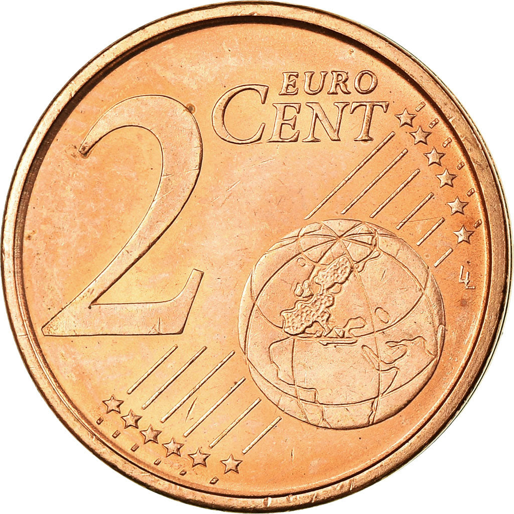 Spanien, 2 Euro Cent, 2000, UNZ, Copper Plated Steel, KM:1041