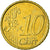 Spain, 10 Euro Cent, 2000, AU(55-58), Brass, KM:1043