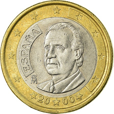 Spain, Euro, 2000, EF(40-45), Bi-Metallic, KM:1046