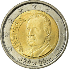 Spagna, 2 Euro, 2000, SPL, Bi-metallico, KM:1047