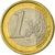 Espagne, Euro, 2001, TTB, Bi-Metallic, KM:1046