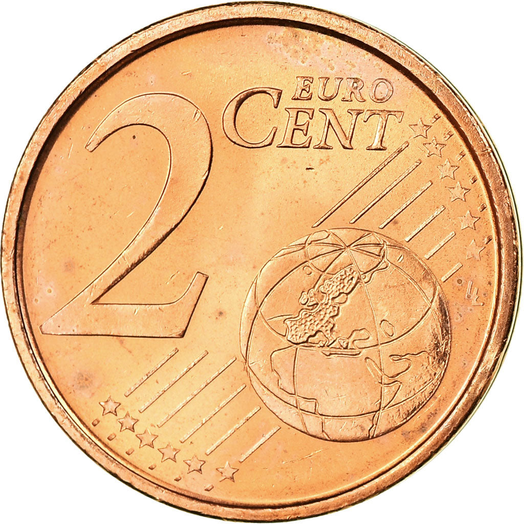 Spain, 2 Euro Cent, 2002, MS(63), Copper Plated Steel, KM:1041