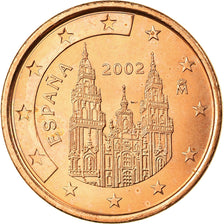 Spain, 5 Euro Cent, 2002, MS(63), Copper Plated Steel, KM:1042