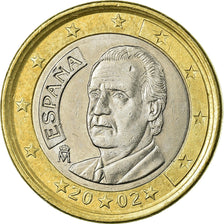 Spagna, Euro, 2002, BB, Bi-metallico, KM:1046