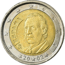 Spain, 2 Euro, 2002, EF(40-45), Bi-Metallic, KM:1047