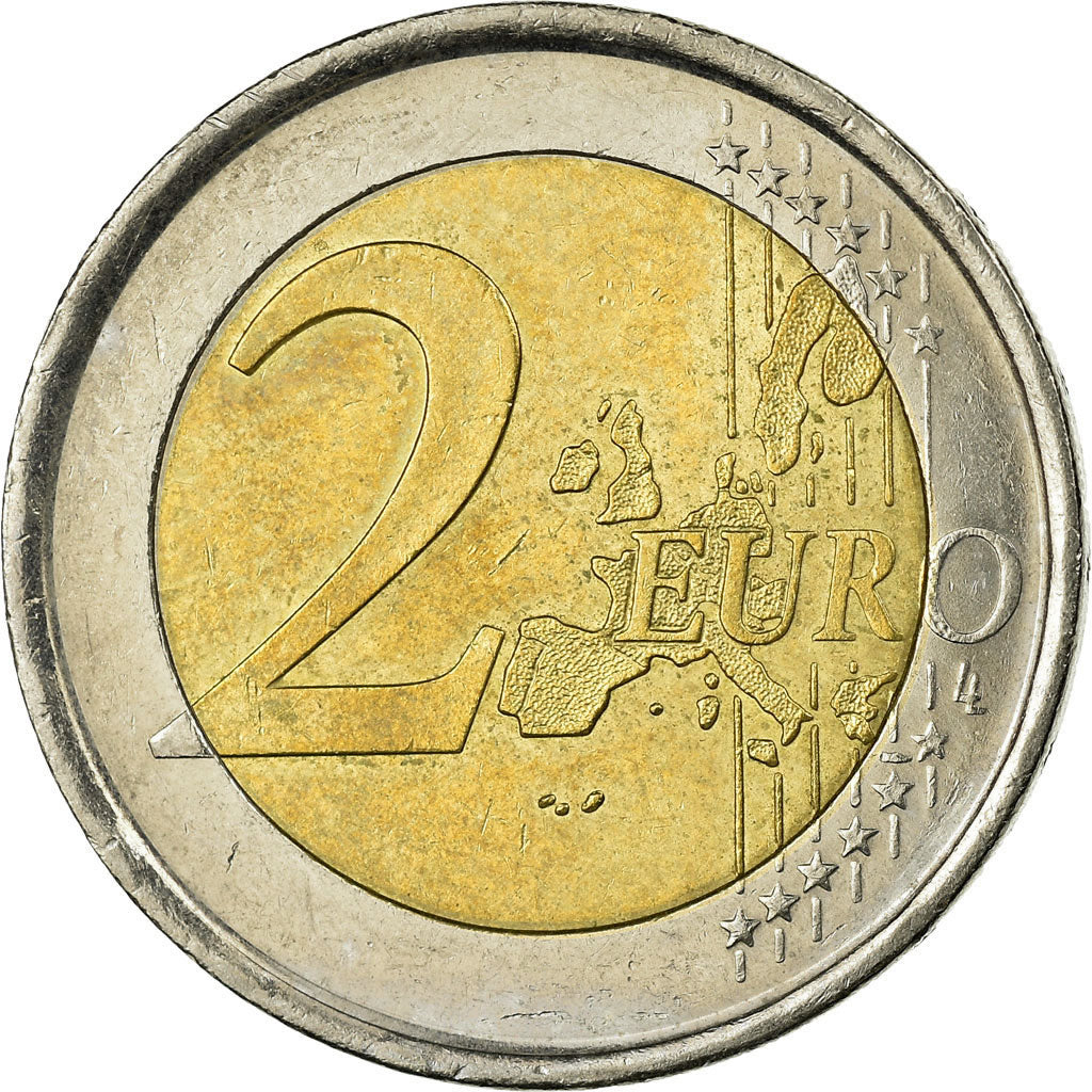 Spain, 2 Euro, 2002, EF(40-45), Bi-Metallic, KM:1047