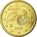 Spain, 50 Euro Cent, 2003, EF(40-45), Brass, KM:1045