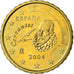 Espanha, 10 Euro Cent, 2004, MS(63), Latão, KM:1043