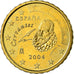 Espagne, 10 Euro Cent, 2004, SPL, Laiton, KM:1043