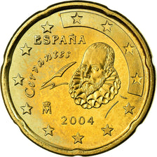 Spanien, 20 Euro Cent, 2004, UNZ, Messing, KM:1044
