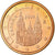 España, Euro Cent, 2005, SC, Cobre chapado en acero, KM:1040
