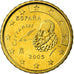 Spagna, 10 Euro Cent, 2005, SPL, Ottone, KM:1043