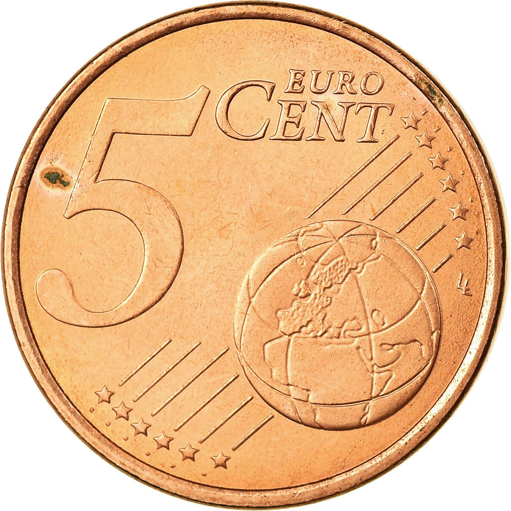 Spain, 5 Euro Cent, 2006, MS(63), Copper Plated Steel, KM:1042