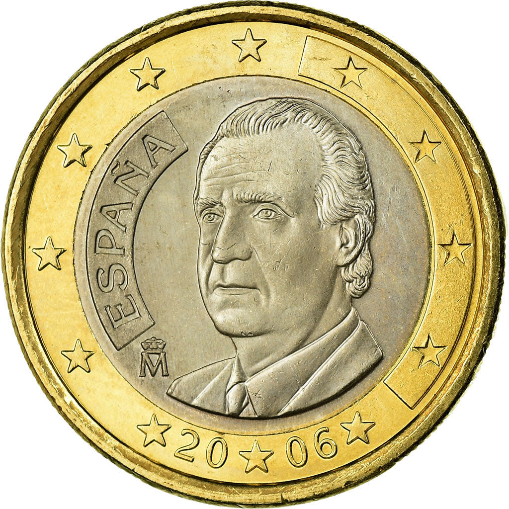 Spain, Euro, 2006, MS(63), Bi-Metallic, KM:1046