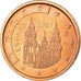 Spagna, 2 Euro Cent, 2007, SPL, Acciaio placcato rame, KM:1041