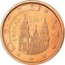Spain, 2 Euro Cent, 2007, MS(63), Copper Plated Steel, KM:1041