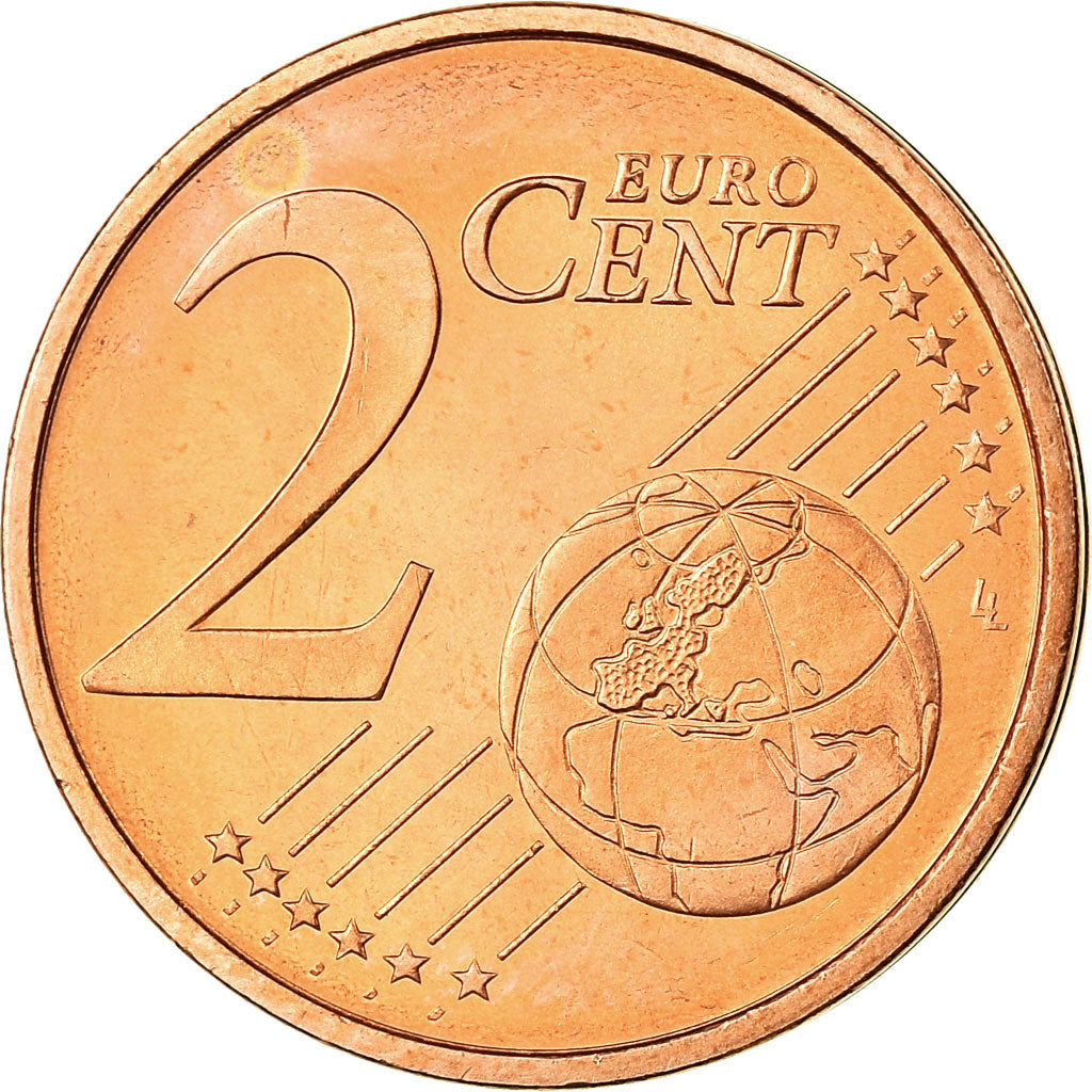 Spain, 2 Euro Cent, 2007, MS(63), Copper Plated Steel, KM:1041