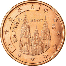 Spain, 5 Euro Cent, 2007, MS(63), Copper Plated Steel, KM:1042