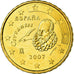 España, 10 Euro Cent, 2007, SC, Latón, KM:1070