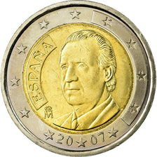 Spain, 2 Euro, 2007, MS(63), Bi-Metallic, KM:1074
