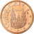 Spanien, 2 Euro Cent, 2008, UNZ, Copper Plated Steel, KM:1041