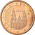 Spanje, 5 Euro Cent, 2008, UNC-, Copper Plated Steel, KM:1042