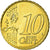 Espanha, 10 Euro Cent, 2008, MS(63), Latão, KM:1070