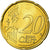 Espanha, 20 Euro Cent, 2008, MS(63), Latão, KM:1071