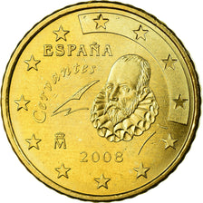 Spanien, 50 Euro Cent, 2008, UNZ, Messing, KM:1072