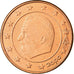 Belgium, 5 Euro Cent, 2000, MS(63), Copper Plated Steel, KM:226