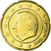 Belgium, 20 Euro Cent, 2001, MS(63), Brass, KM:228