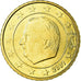 Belgio, 50 Euro Cent, 2001, SPL, Ottone, KM:229