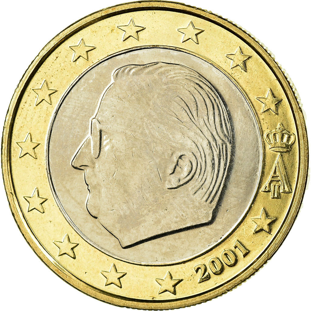 Belgio, Euro, 2001, SPL, Bi-metallico, KM:230