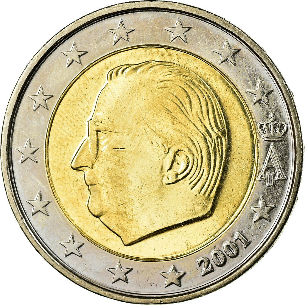 Belgio, 2 Euro, 2001, SPL, Bi-metallico, KM:231