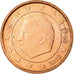 Belgium, Euro Cent, 2002, MS(63), Copper Plated Steel, KM:224