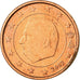 Belgium, 2 Euro Cent, 2002, MS(63), Copper Plated Steel, KM:225