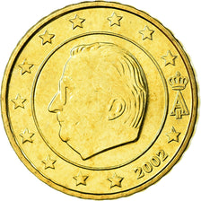 Belgium, 10 Euro Cent, 2002, MS(63), Brass, KM:227