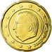 Belgique, 20 Euro Cent, 2002, SPL, Laiton, KM:228