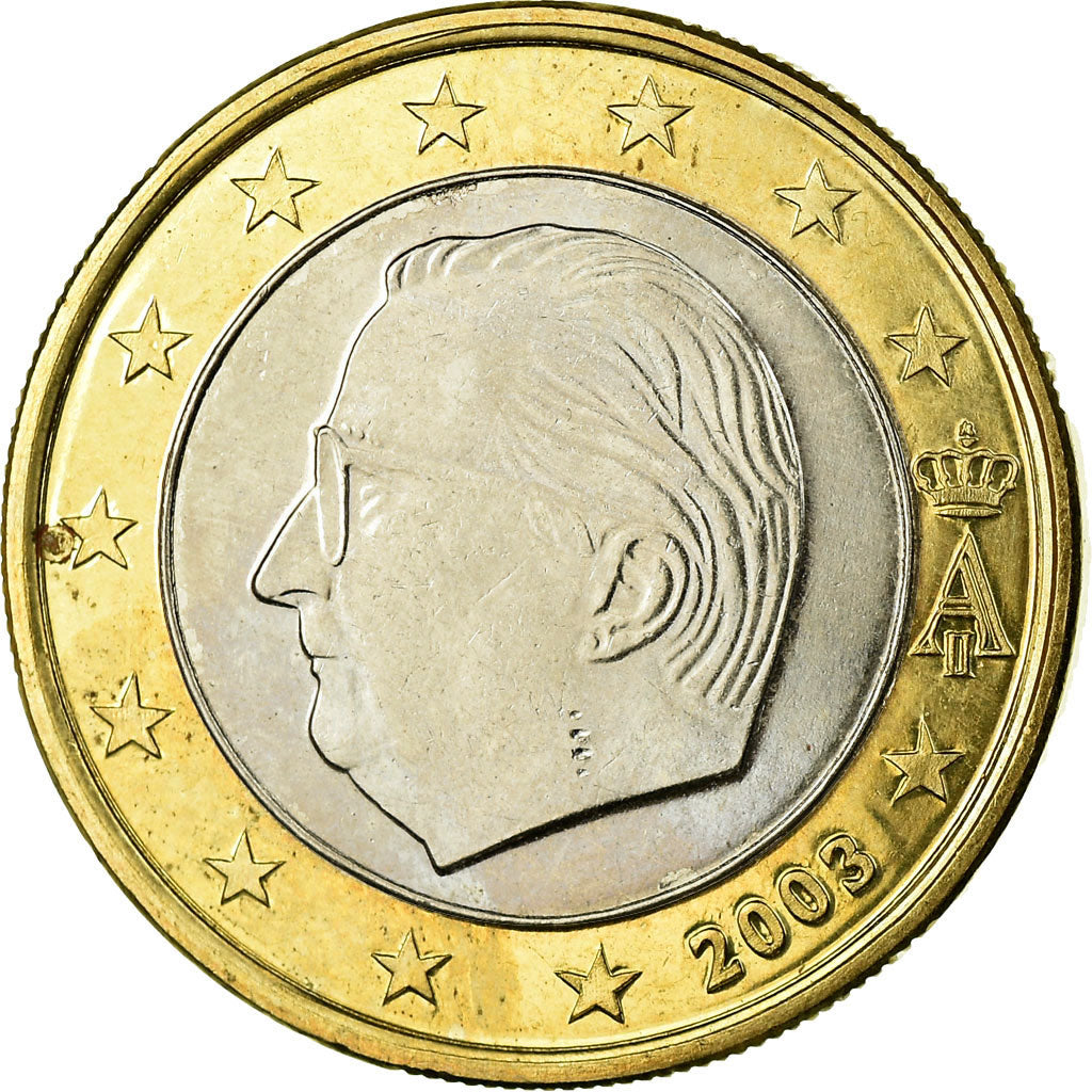 Belgium, Euro, 2003, MS(63), Bi-Metallic, KM:230