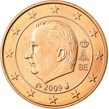 Belgium, 5 Euro Cent, 2009, MS(65-70), Copper Plated Steel, KM:276