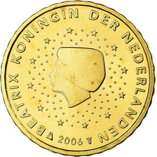 Netherlands, 10 Euro Cent, 2006, MS(65-70), Brass, KM:237
