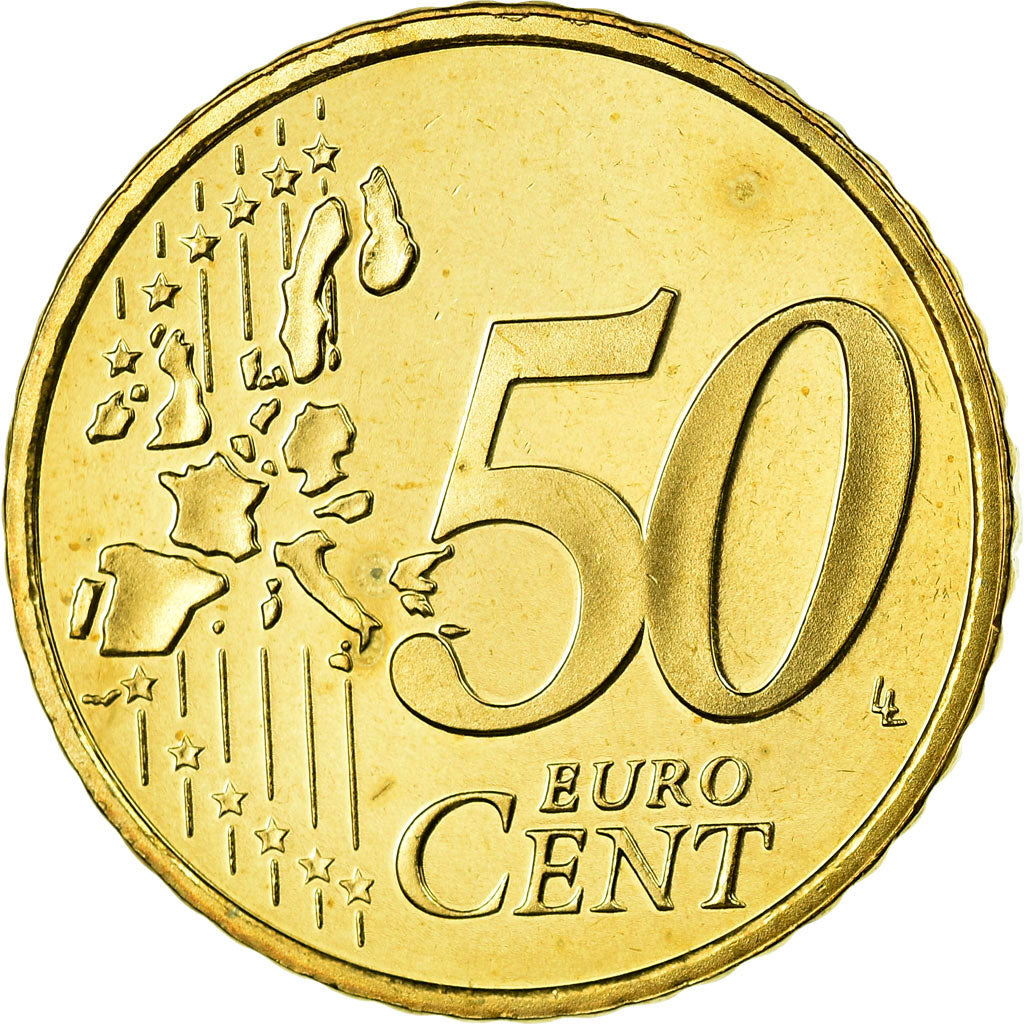 Niederlande, 50 Euro Cent, 2010, STGL, Messing, KM:239