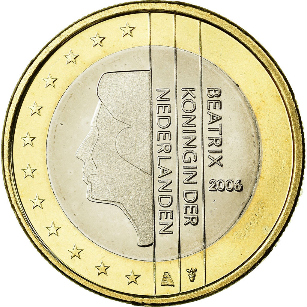 Paesi Bassi, Euro, 2006, FDC, Bi-metallico, KM:240