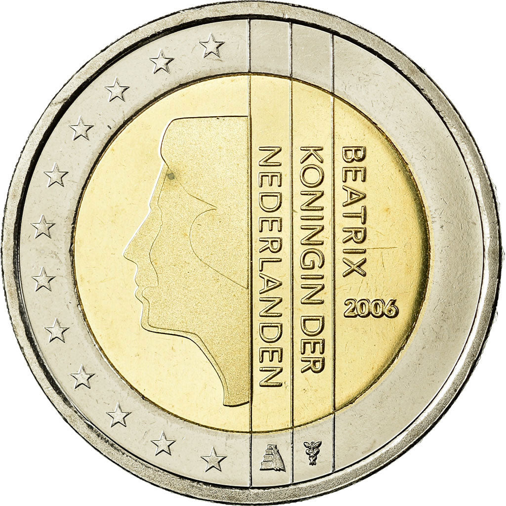 Netherlands, 2 Euro, 2006, MS(65-70), Bi-Metallic, KM:241