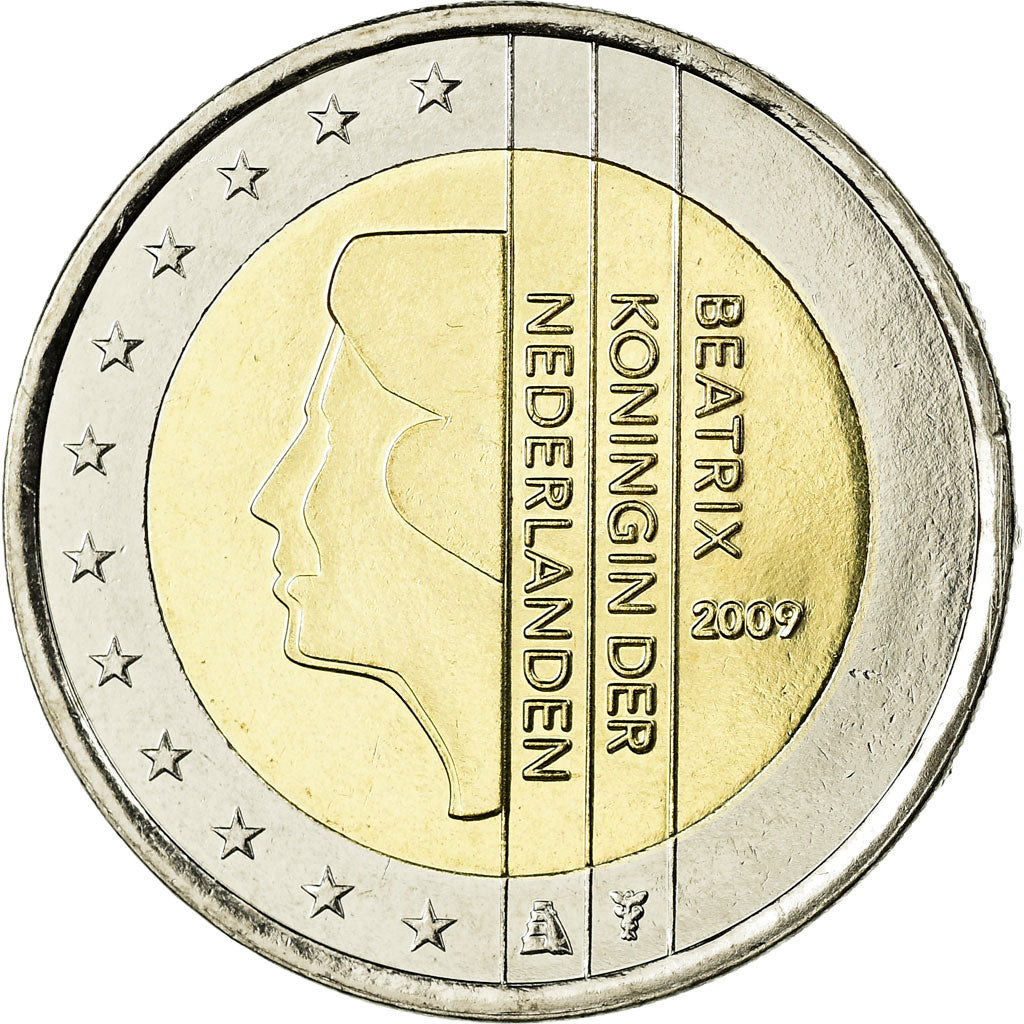 Netherlands, 2 Euro, 2009, MS(65-70), Bi-Metallic, KM:272