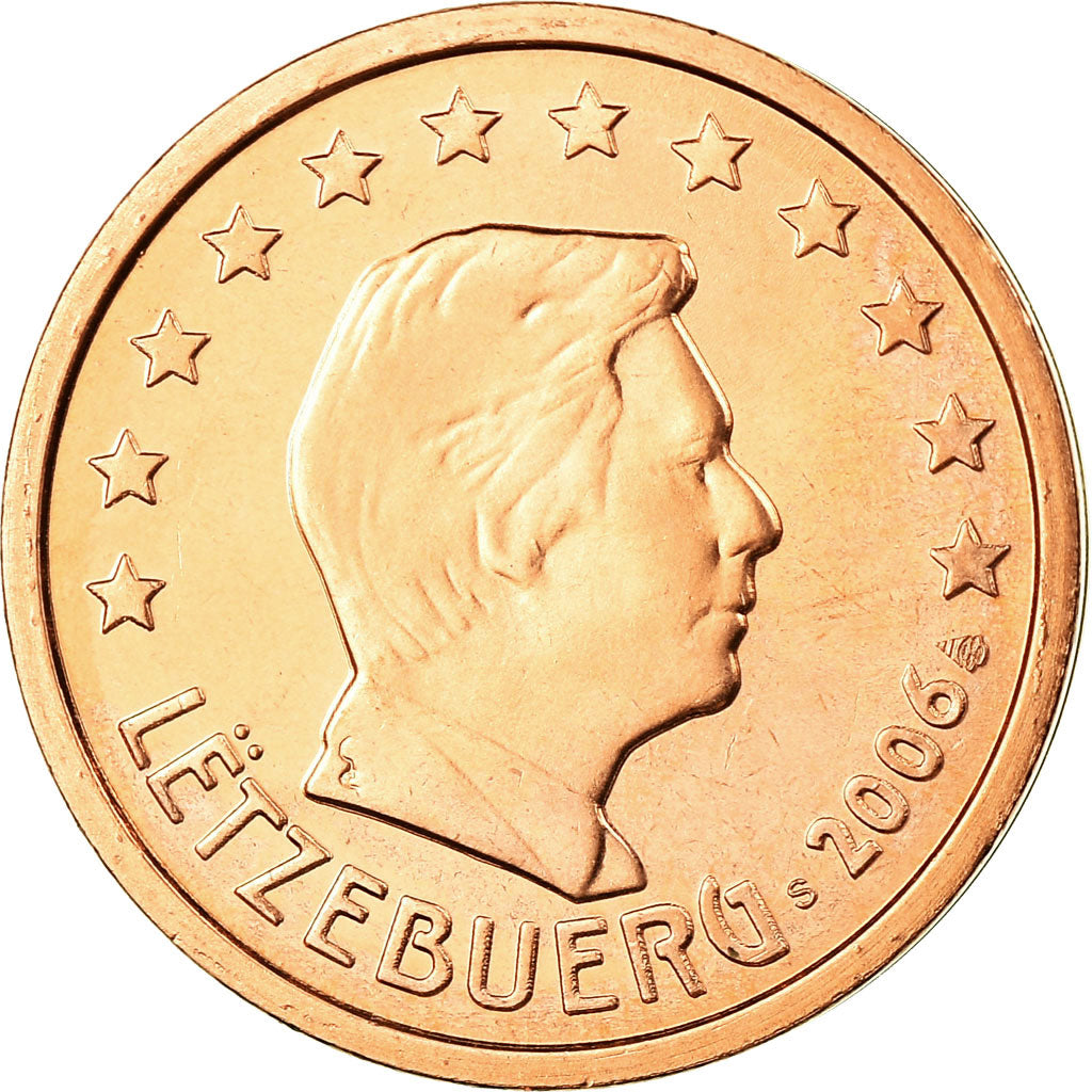 Luxemburg, 2 Euro Cent, 2006, FDC, Copper Plated Steel, KM:76