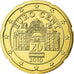 Austria, 20 Euro Cent, 2010, MS(65-70), Brass, KM:3140