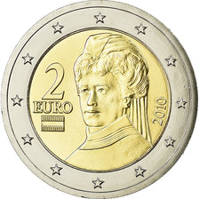 Austria, 2 Euro, 2010, MS(65-70), Bi-Metallic, KM:3143