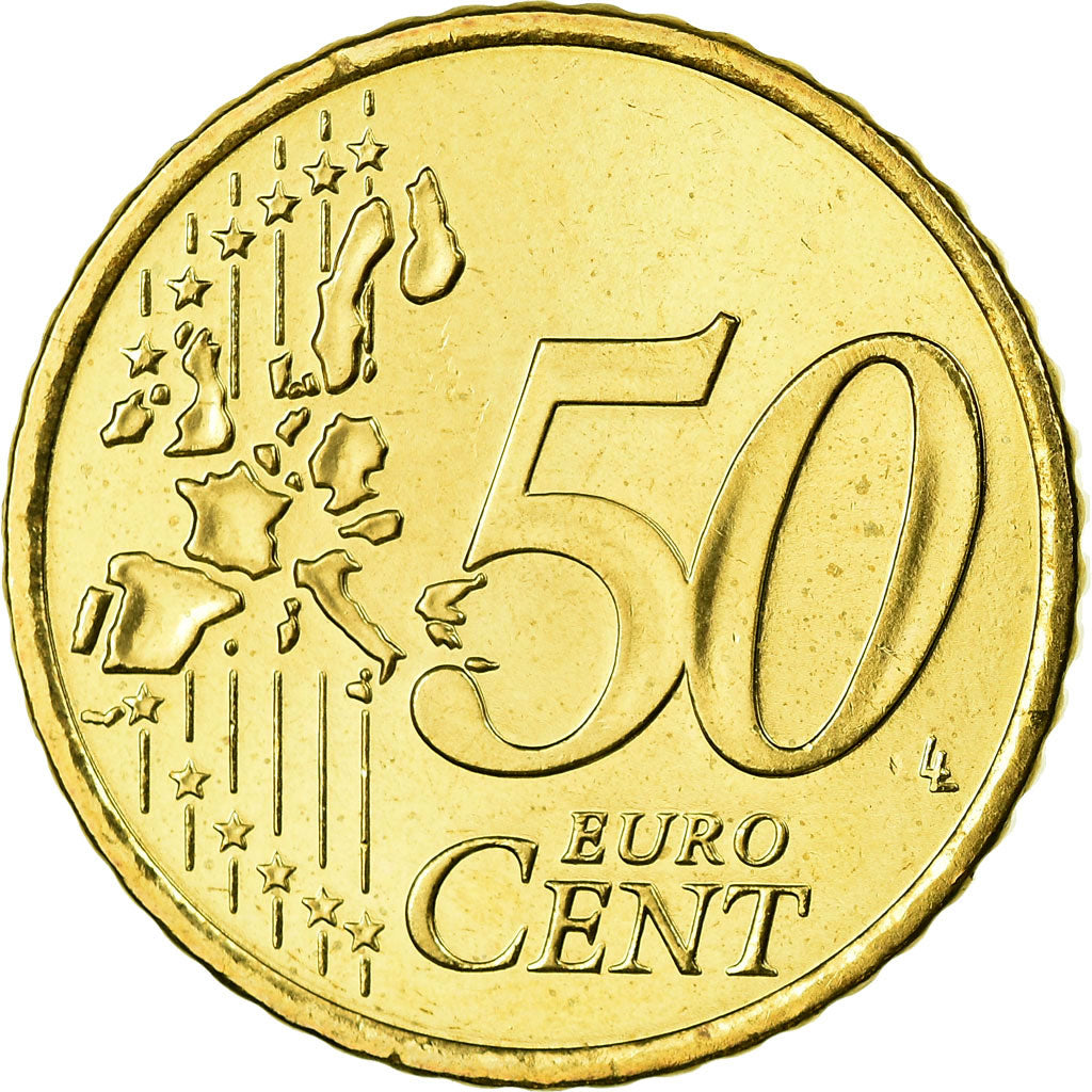IRELAND REPUBLIC, 50 Euro Cent, 2006, STGL, Messing, KM:37